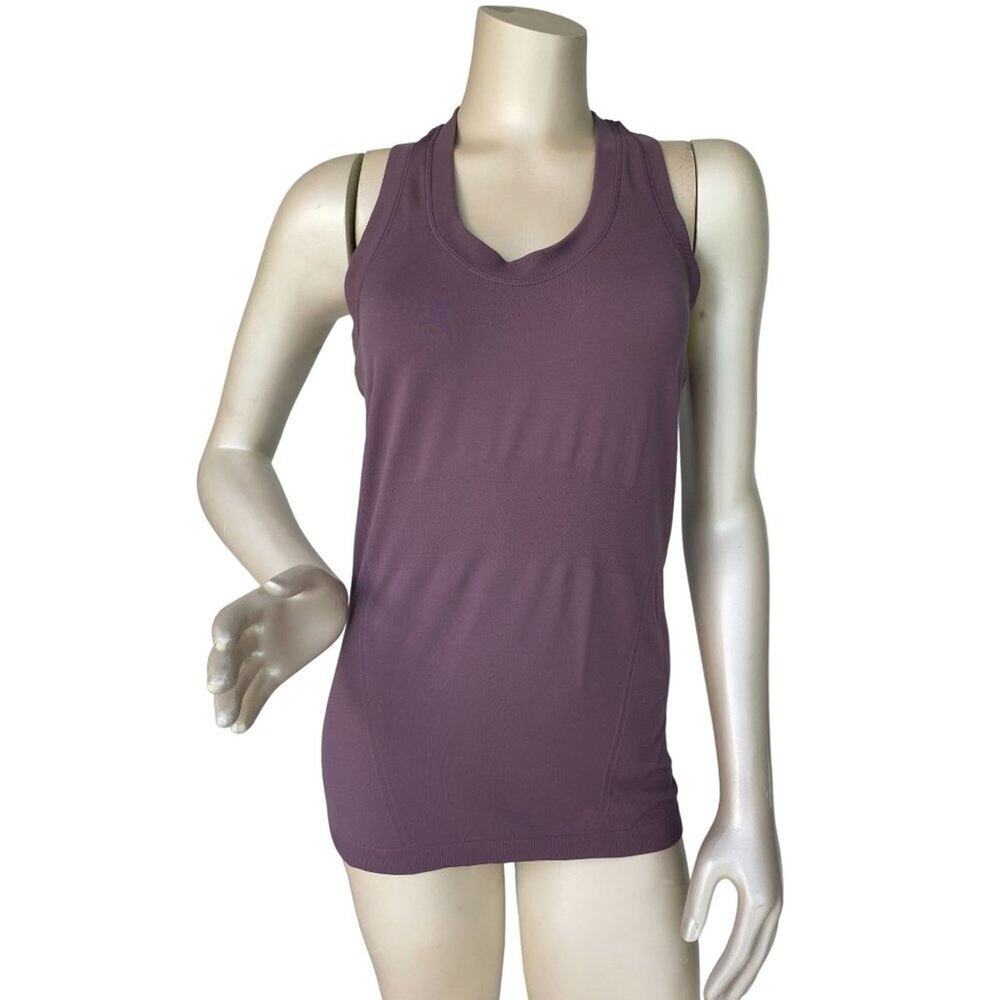 Athleta Momentum Seamless Racerback Tank Dusty Purple Sz S - Picture 2 of 4